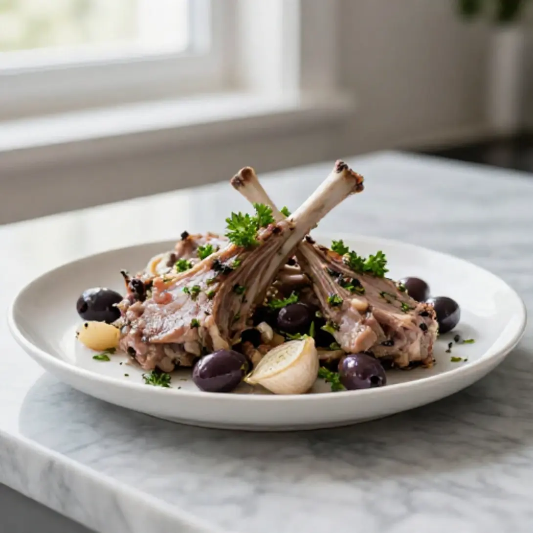 Sauté d'agneau à la provençale au Cookeo - liste des ingrédients