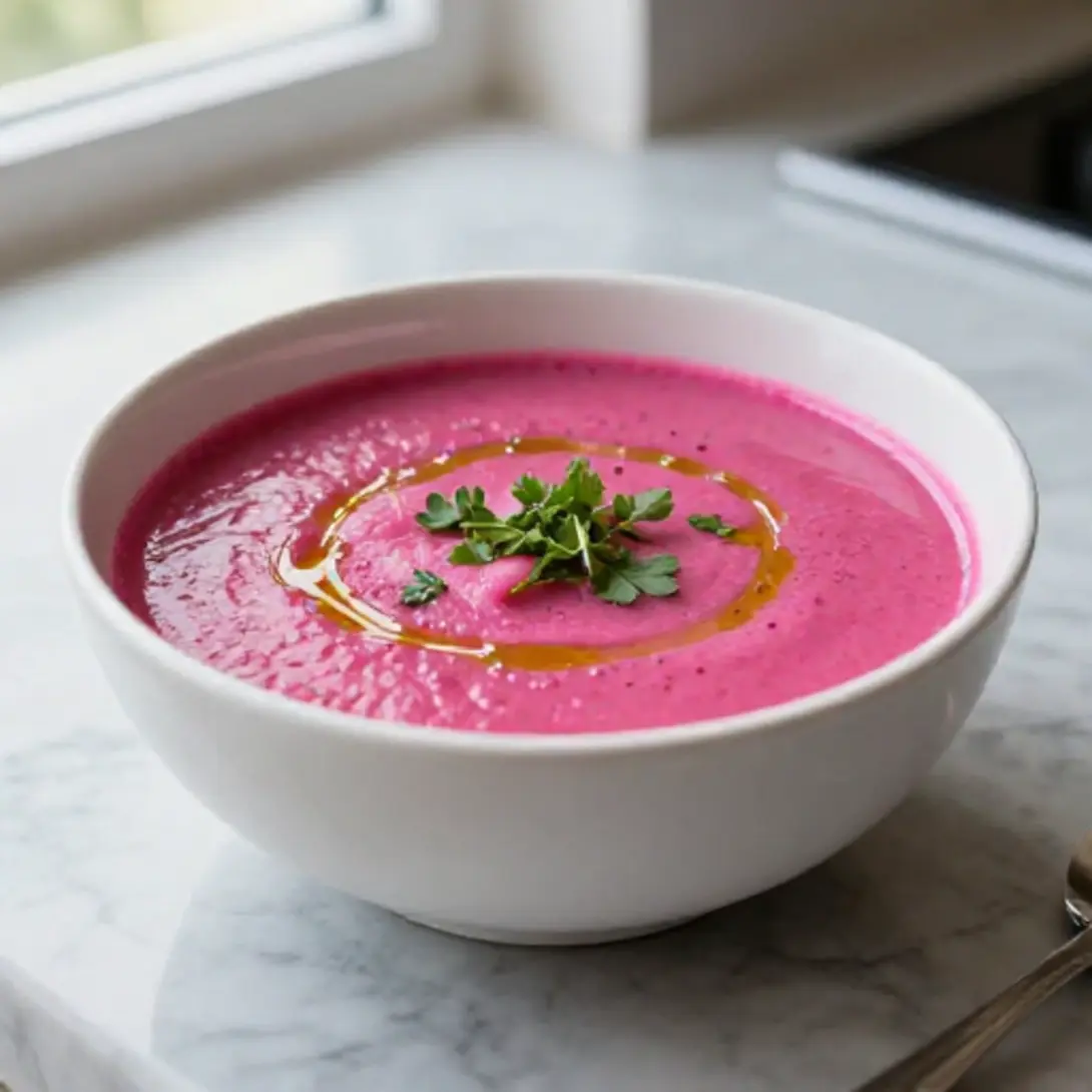 Soupe de radis rose au Cookeo - liste des ingrédients
