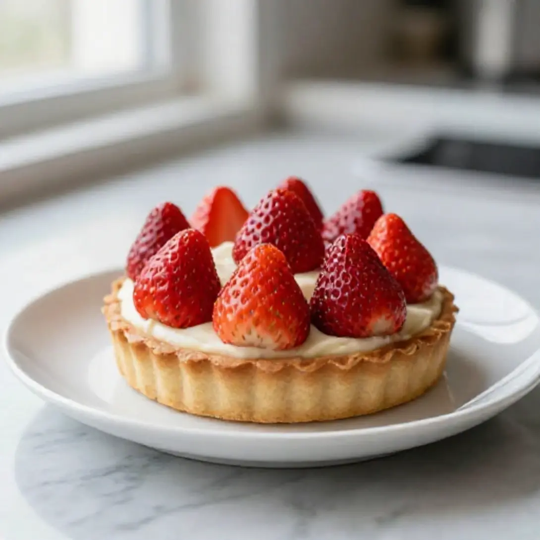 Tarte aux fraises des bois au Cookeo - liste des ingrédients