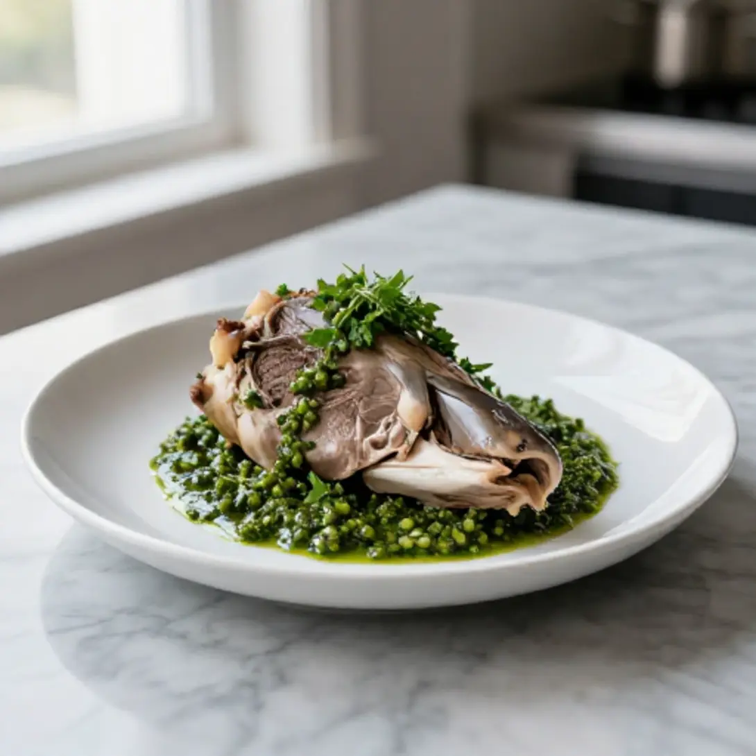 Tête de veau sauce gribiche au Cookeo - liste des ingrédients