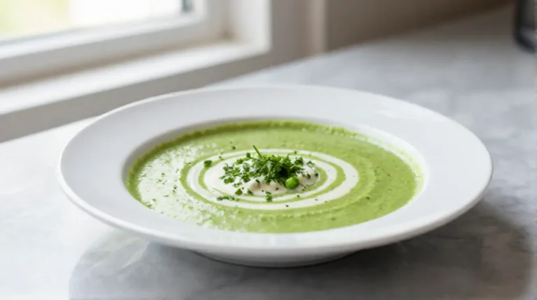 Velouté de petits pois au Cookeo, crémeux et savoureux