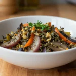 Ratatouille parfumée aux herbes de Provence préparée au Cookeo.