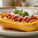 Délicieuse courge spaghetti cuisinée au Cookeo, parfaite pour un repas léger.