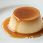 Délicieuse panna cotta au caramel beurre salé préparée avec un Cookeo.