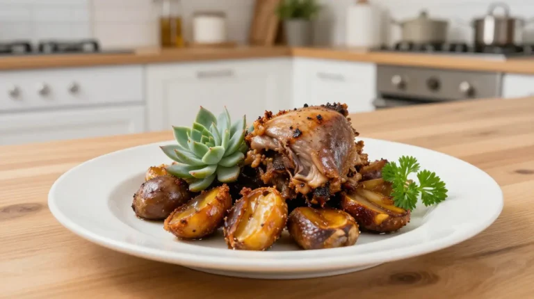 Délicieuse pintade cuisinée aux châtaignes et aux lardons au Cookeo, garantie savoureuse.