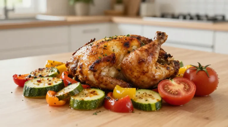 Poulet provençal succulent avec des légumes du soleil cuisinés au Cookeo.