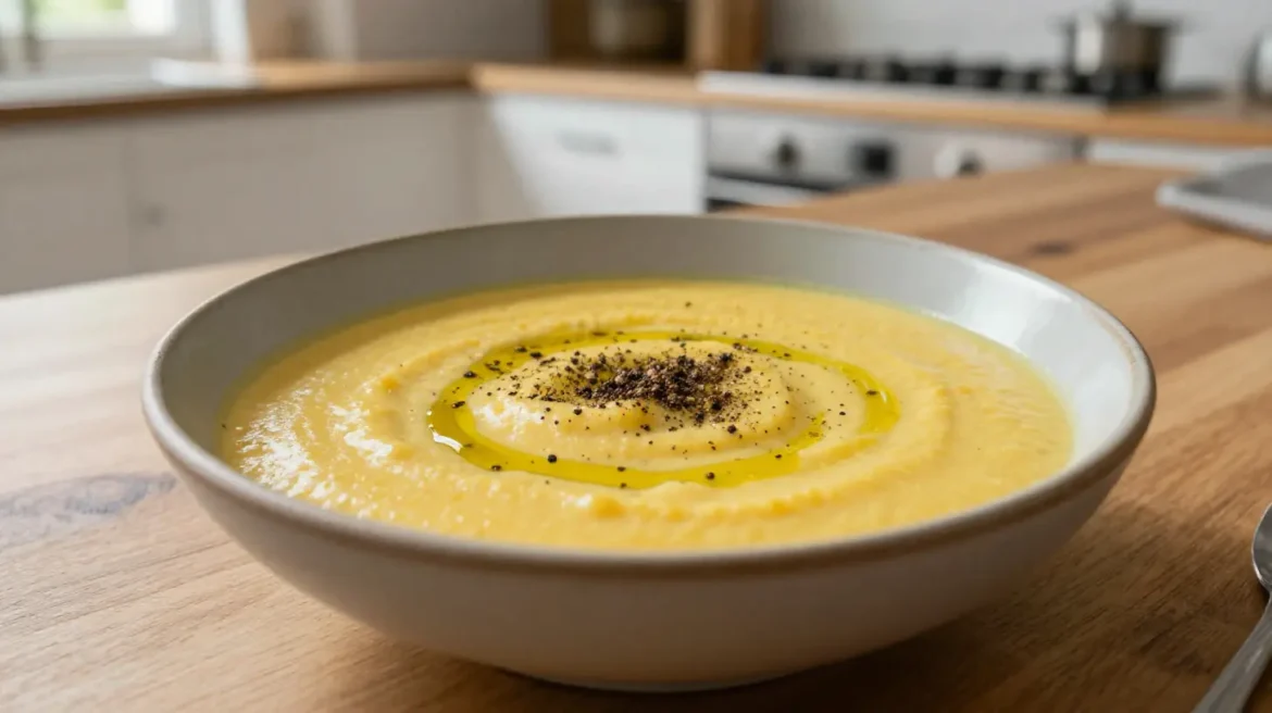 Savoureux velouté de courge et de châtaignes préparé au Cookeo.
