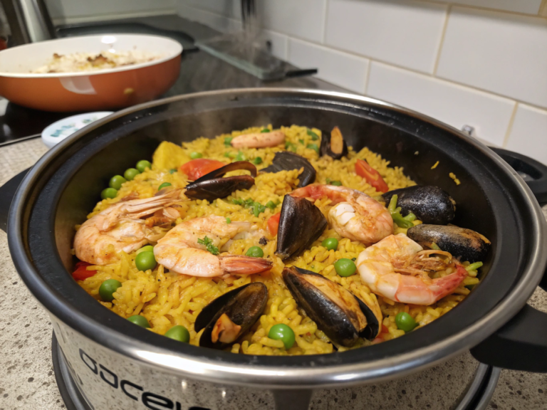 Paella au Cookeo paella cookeo