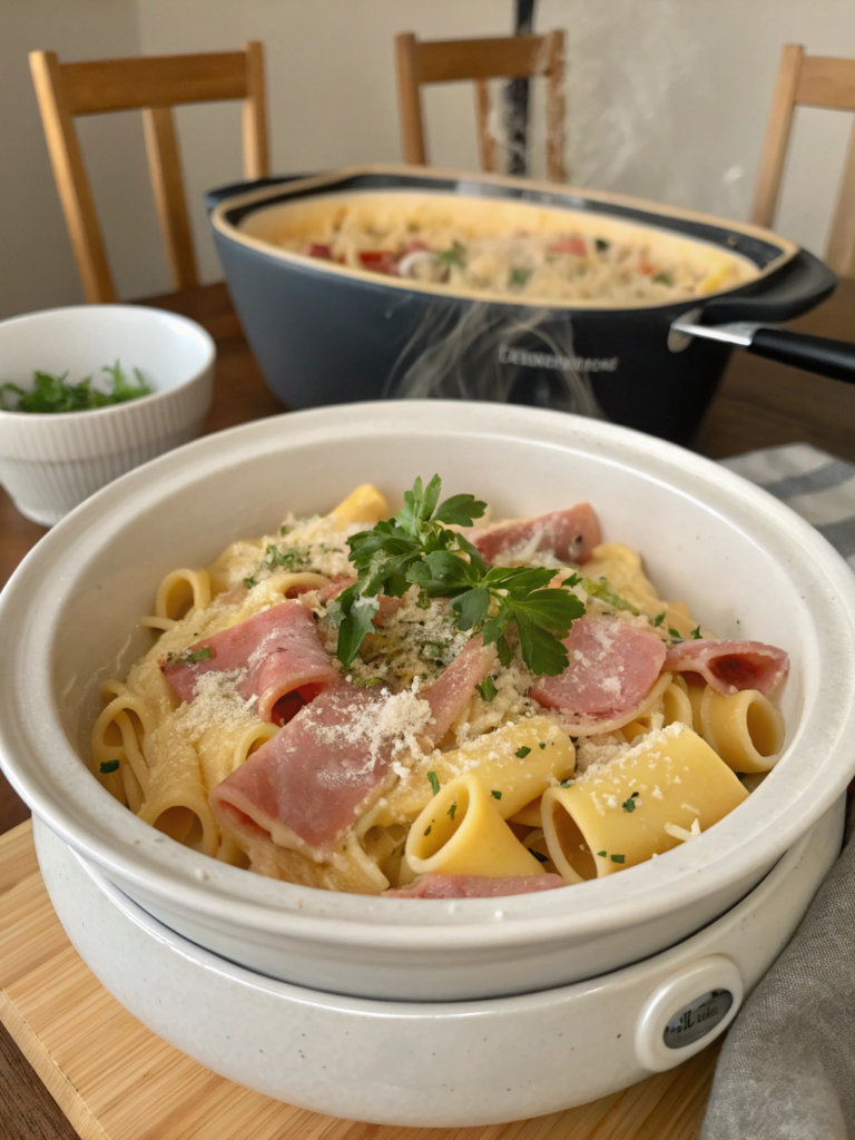 Pâtes jambon fromage au Cookeo pâtes jambon fromage cookeo