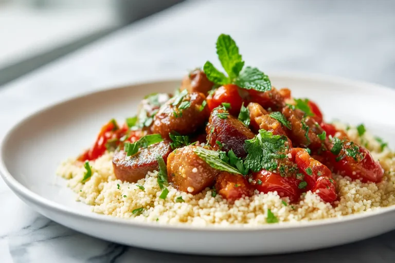 Couscous merguez poulet au Cookeo, savoureux et parfumé
