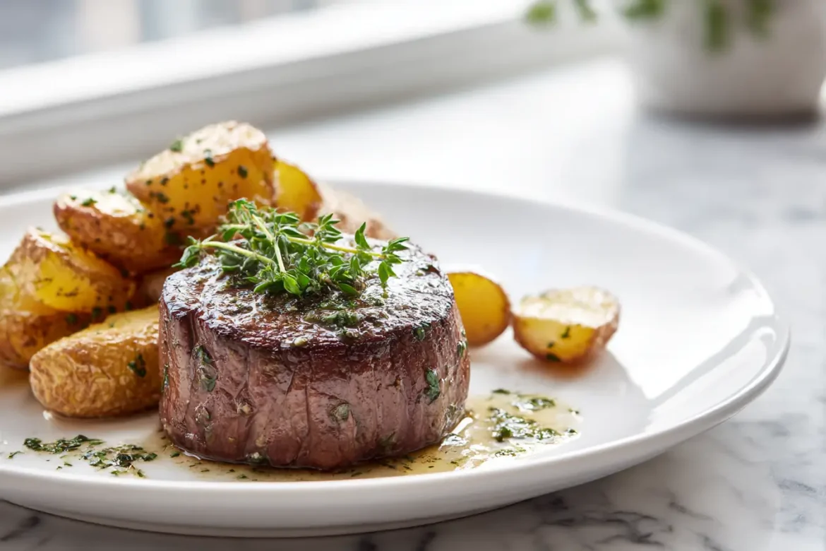 Filet mignon pomme de terre au Cookeo Filet mignon avec pommes de terre au Cookeo, tendre et savoureux