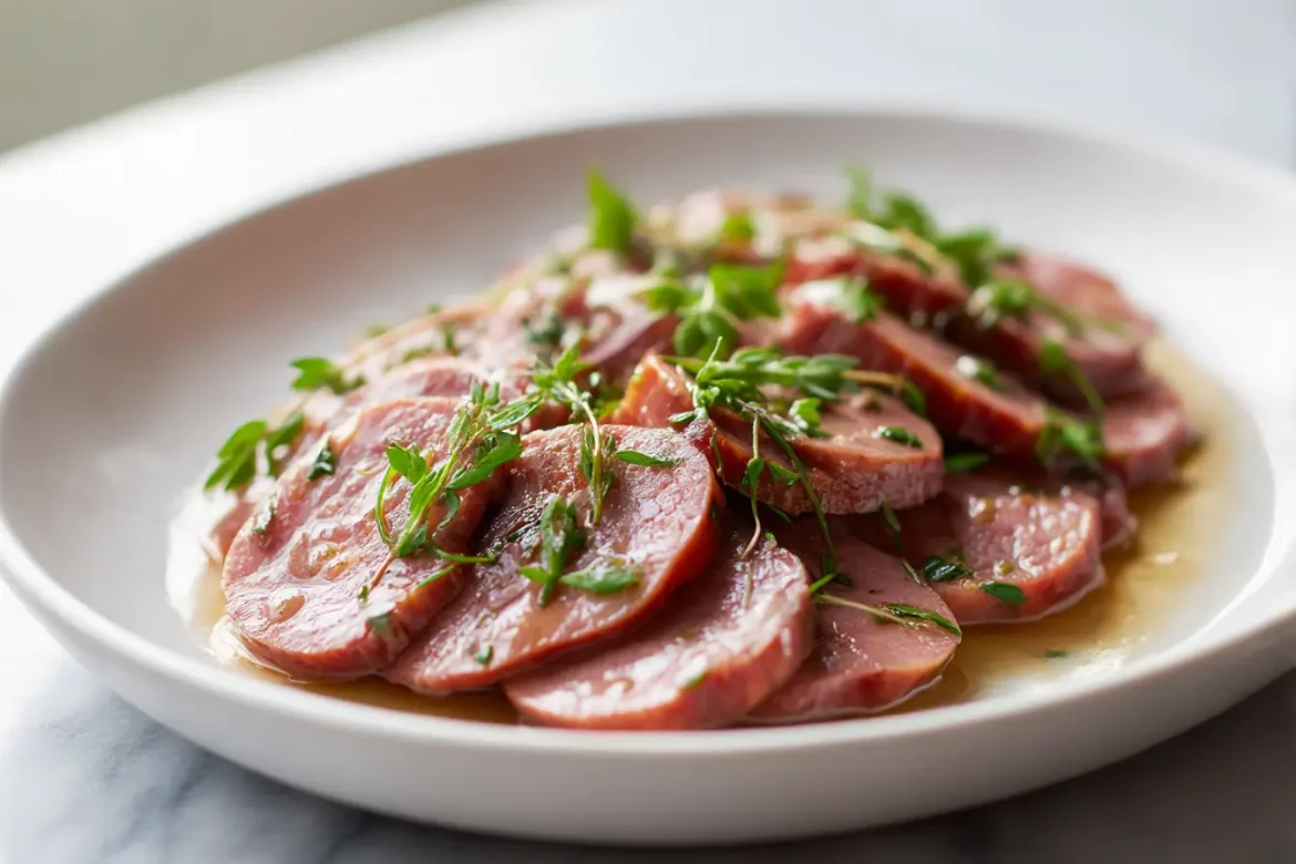 Langue de porc au Cookeo, délicatement cuisinée et savoureuse