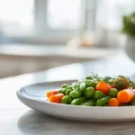Savoureux petits pois carottes au Cookeo, colorés et appétissants