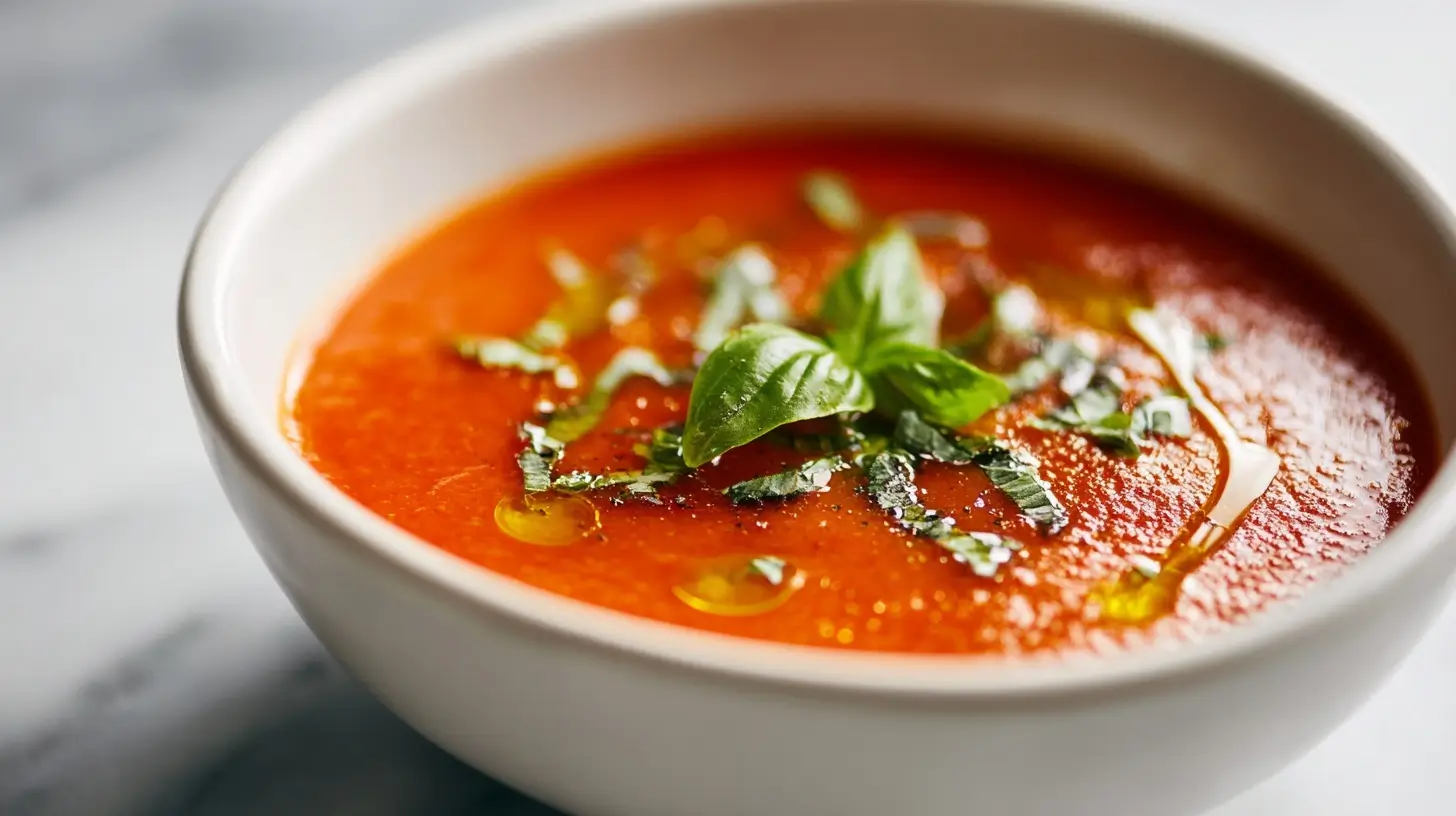 Savoureuse soupe à la tomate au Cookeo, riche et réconfortante