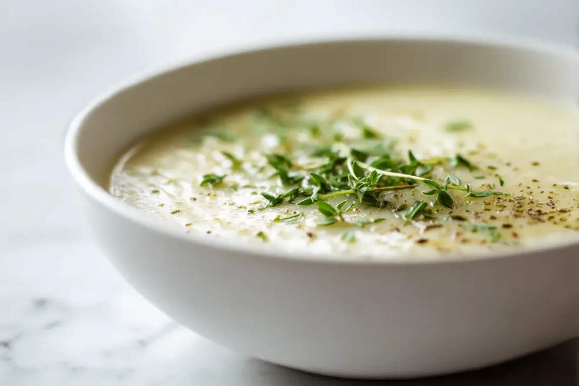 Soupe poireaux pommes de terre au Cookeo, crémeuse et réconfortante