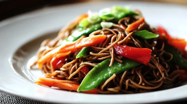 Wok de nouilles soba aux légumes croquants au Cookeo, coloré et facile à préparer