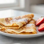 Savoureuses crêpes au Cookeo, légères et moelleuses.