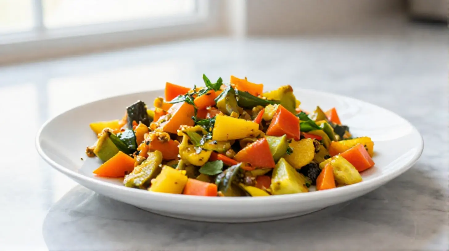 Savoureux curry de légumes au Cookeo, plein de couleurs et de saveurs.