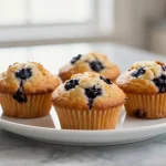 Muffins aux myrtilles au Cookeo, moelleux et gourmands
