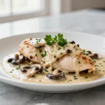 Poulet à la crème et aux champignons en Cookeo, crémeux et savoureux