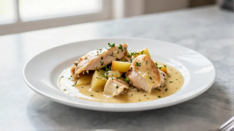 Poulet Vallée d’Auge au Cookeo, savoureux et crémeux
