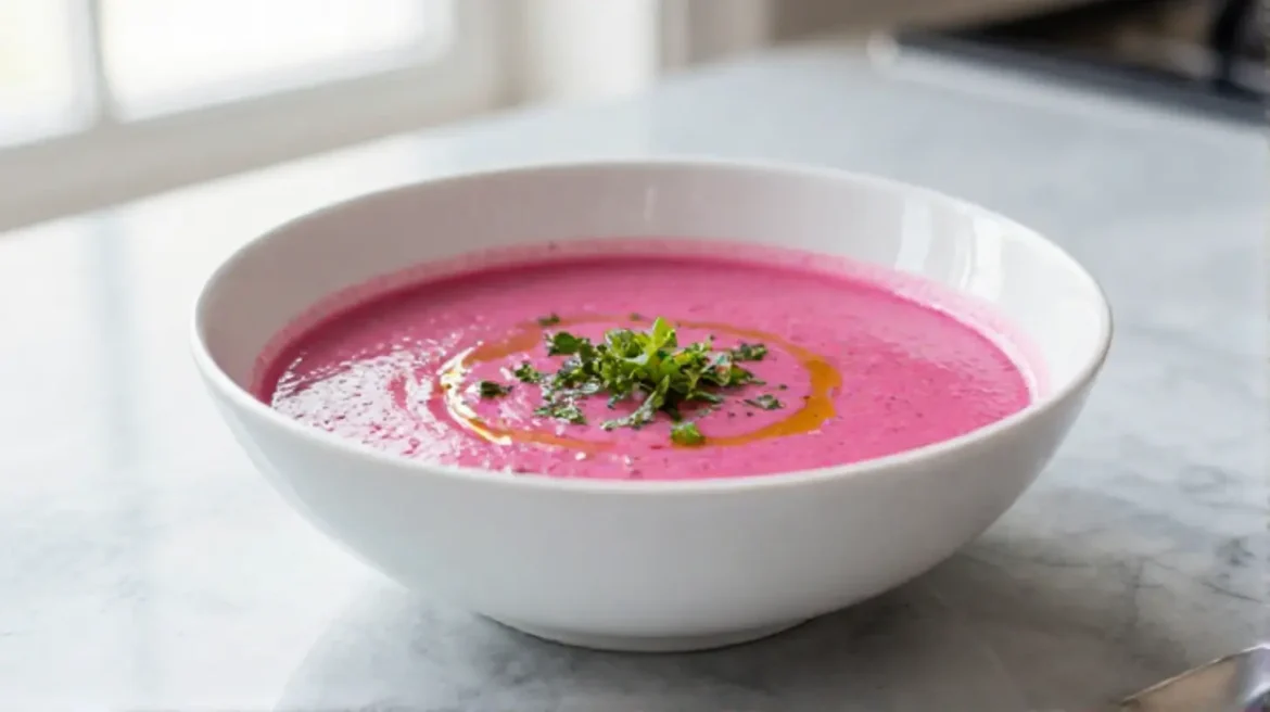 Soupe de radis rose au Cookeo Soupe de radis rose au Cookeo, légère et pleine de saveurs