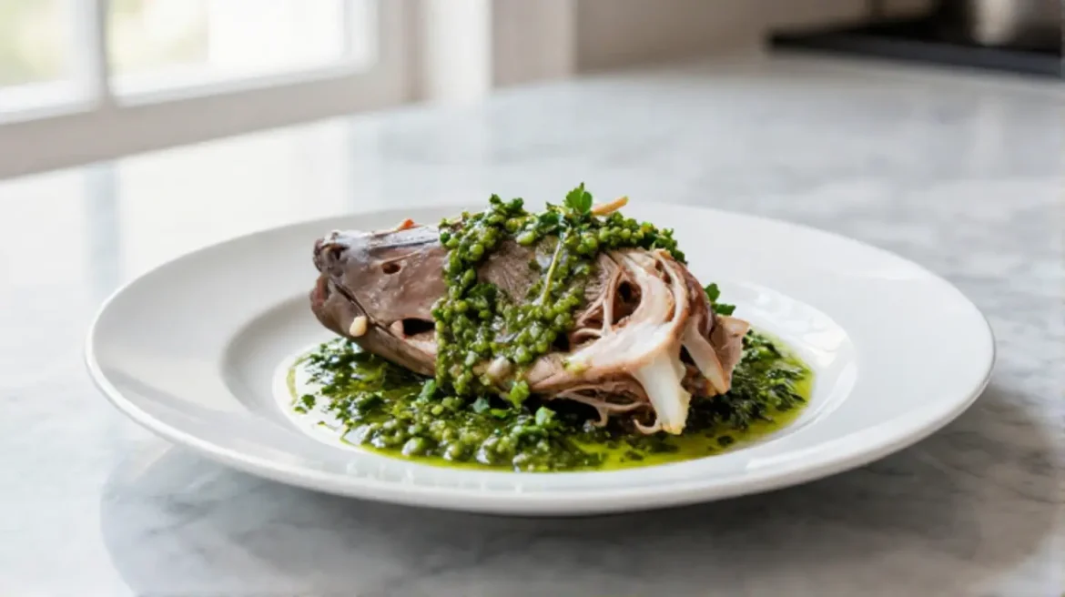 Tête de veau sauce gribiche au Cookeo Tête de veau avec sauce gribiche au Cookeo, délicieuse et savoureuse