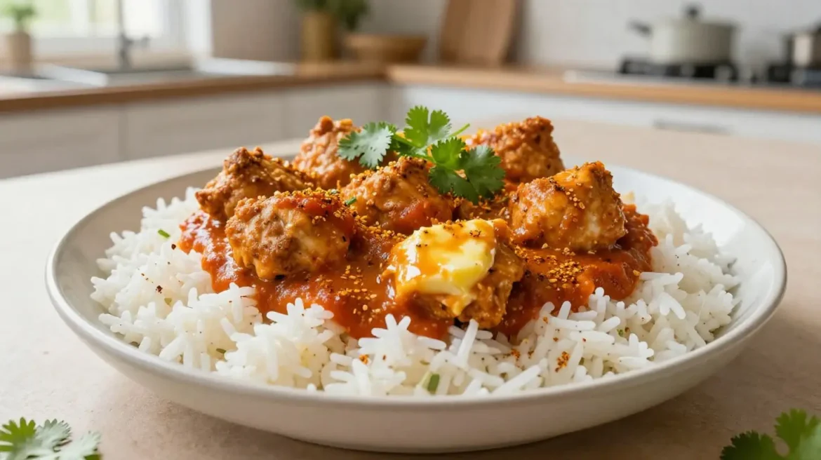 Butter chicken au Cookeo Un délicieux butter chicken au Cookeo pour des repas rapides et savoureux.