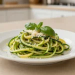 Délicieuses courgettes spaghetti préparées au Cookeo pour un repas savoureux et léger.