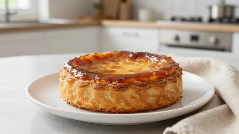 Délicieux gâteau nantais préparé au Cookeo avec un goût exquis de rhum et d'amande.