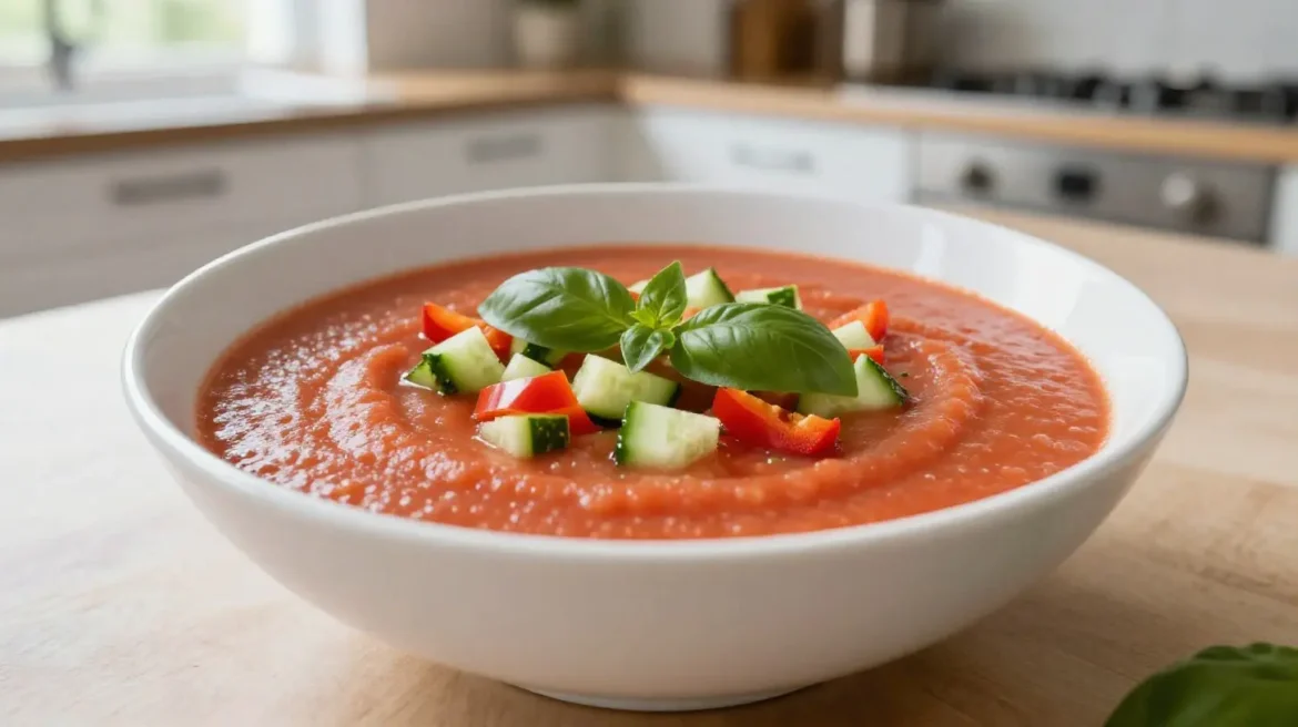 Gazpacho au Cookeo Délicieux gazpacho au Cookeo, parfait pour se rafraîchir en été.