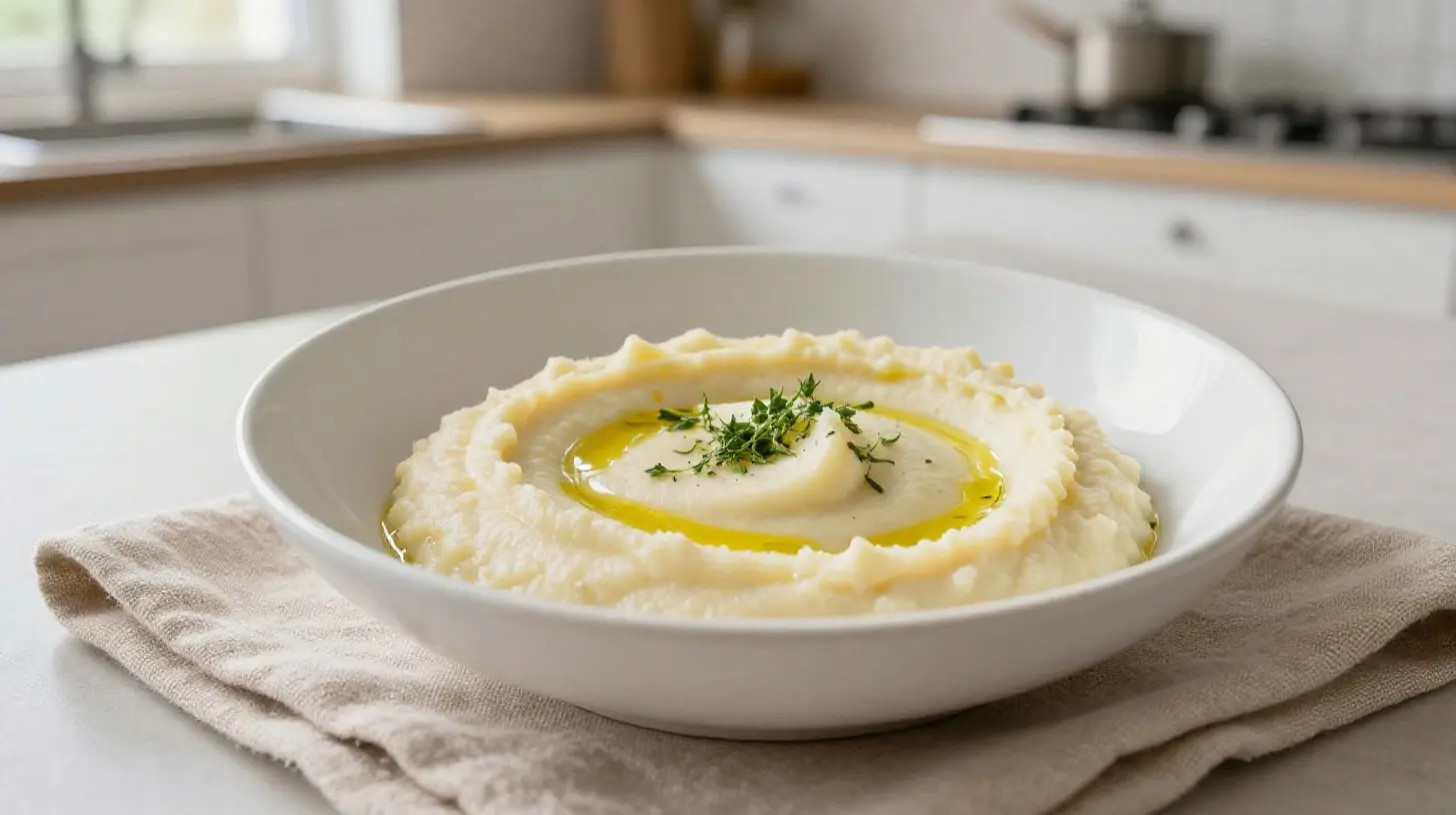 Délicieuse purée de panais préparée avec le Cookeo, parfaite pour accompagner vos plats.