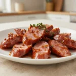 Andouille de Guémené cuisinée au Cookeo avec des légumes frais.