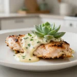 Délicieux blancs de poulet cuisinés à la crème d'échalote avec Cookeo.