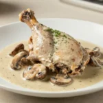Délicieuse blanquette de dinde aux champignons préparée avec le Cookeo.