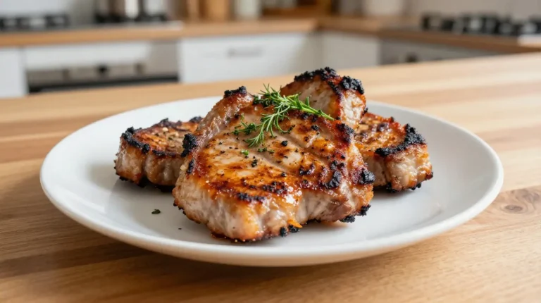 Délicieuses côtes de porc au barbecue préparées avec Cookeo.