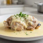 Délicieux lapin au vin blanc préparé avec le Cookeo pour un repas savoureux.