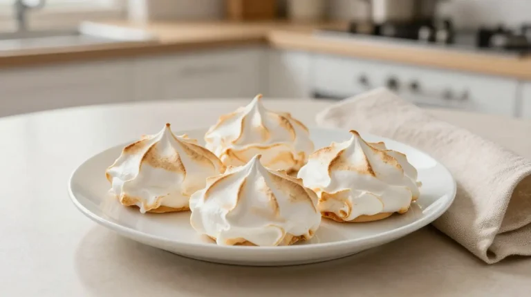 Délicieuses meringues légères et aériennes préparées au Cookeo.