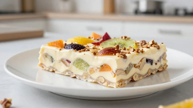 Délicieux nougat glacé préparé rapidement avec le Cookeo pour un dessert irrésistible.