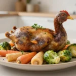 Savoureuse pintade aux légumes d'automne préparée au Cookeo.