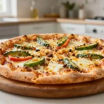 Délicieuse pizza au Cookeo prête rapidement pour un repas savoureux.