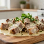 Délicieux plat de porc au lait cuit avec le Cookeo, tendre et savoureux.