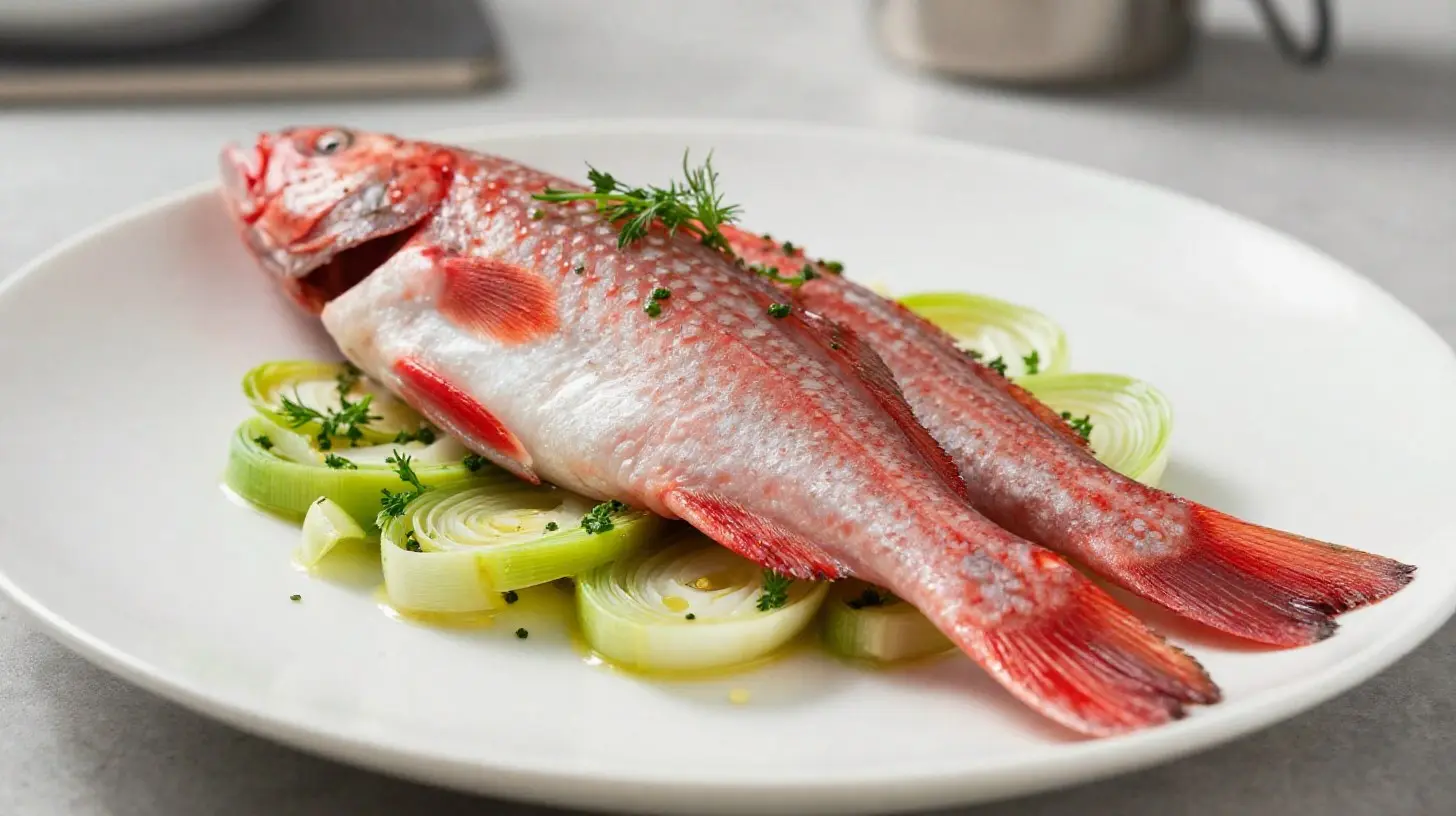 Délicieux rougets cuisinés au fenouil dans le Cookeo avec des épices savoureuses.