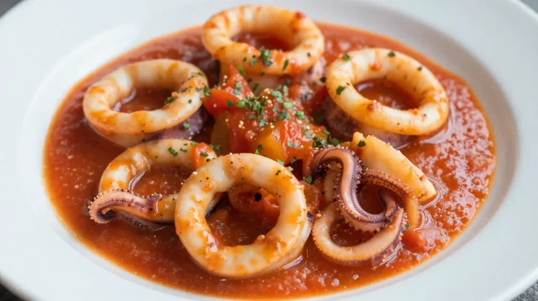 Délicieux calamars à l'américaine cuisinés au Cookeo, un plat savoureux et élégant.