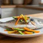 Savoureuse dorade cuisinée avec des légumes croquants au Cookeo.