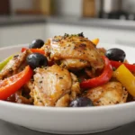 Délicieux poulet à la niçoise cuisiné au Cookeo pour un repas facile et savoureux.
